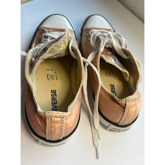 Converse Chuck Taylor All Star Low Top Lace Up Metallic Sunset Sneakers W9 M7 - Picture 8 of 10